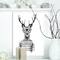 Designart - Dressed up Deer - Sketch Animals Painting Print on Wrapped Canvas